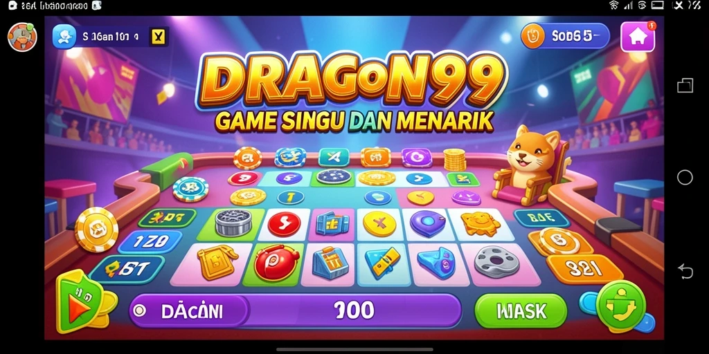 Tampilan gameplay menarik dari DRAGON99 yang menampilkan Bingo seru.