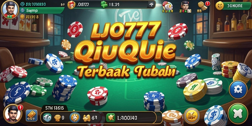Tampilan gameplay seru LJO777 dalam permainan QiuQiu.